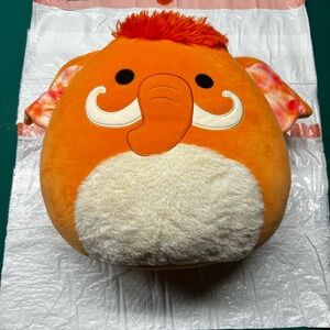 WILBIE 16 in Elephant Squishmallow RARE Orange WILBIE the Orange Mammoth